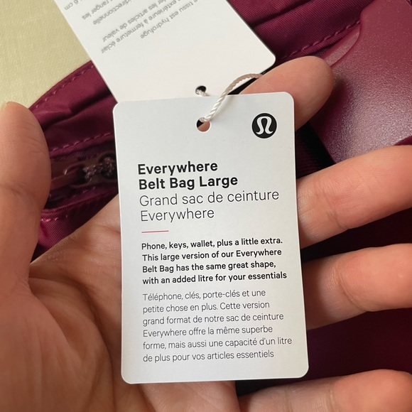 Lululemon Everywhere Belt Bag Large 2L - Deep Luxe - Picture 10 of 14